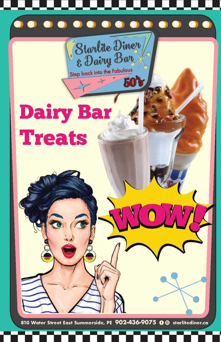 Dairy Bar Menu Starlite Diner